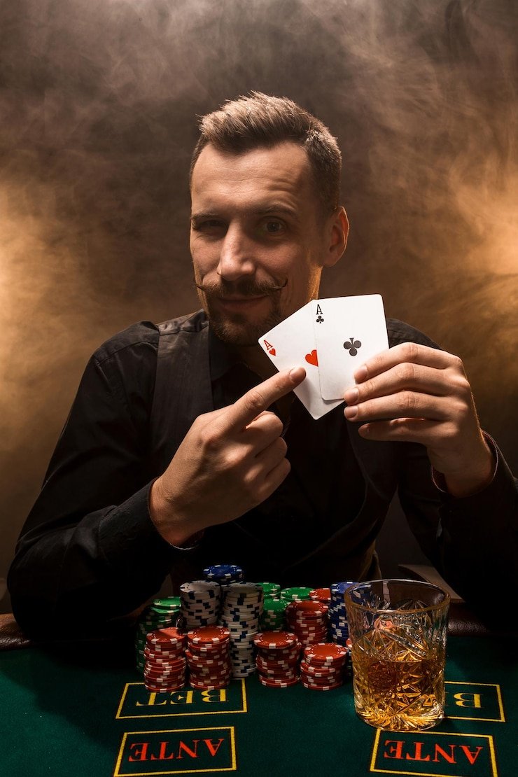 Tampilan perangkat menampilkan ruang Live Casino dengan dealer langsung yang profesional